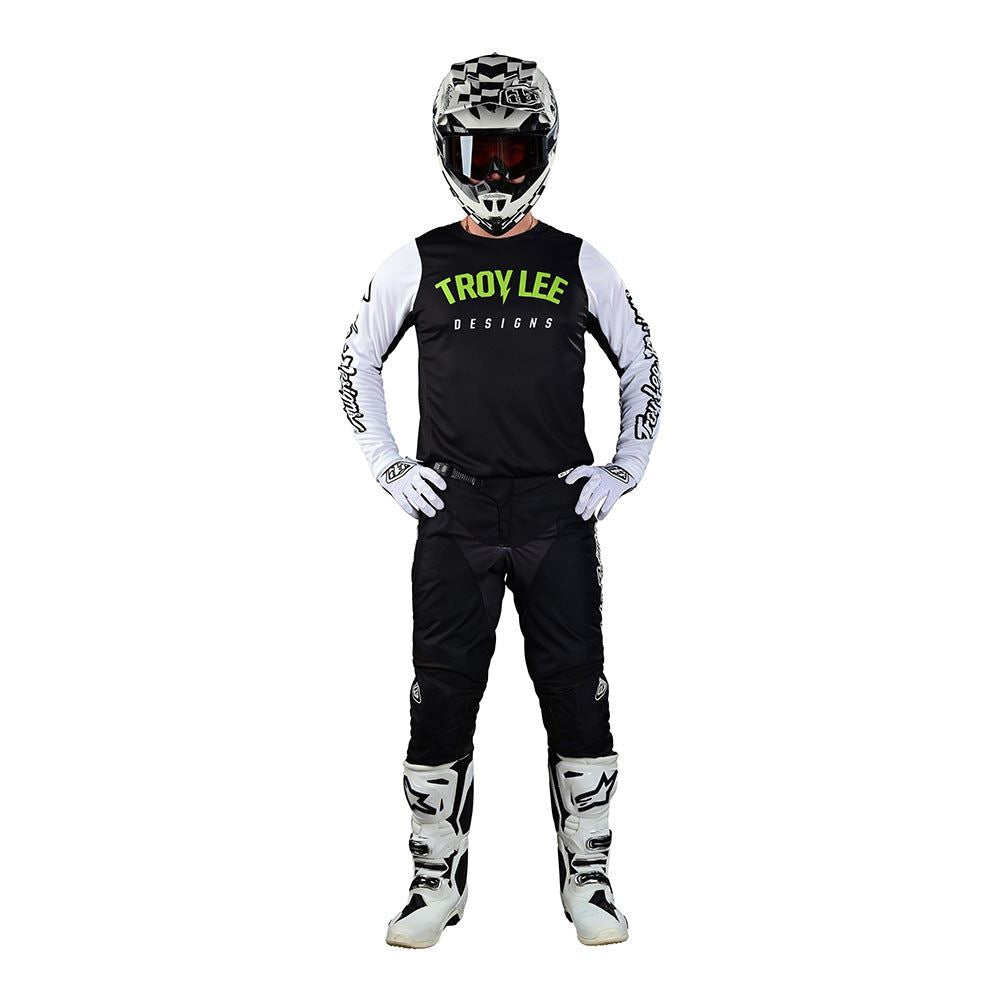 Troy Lee Designs 2024 Motocross Combo Kit GP Pro Boltz Black White